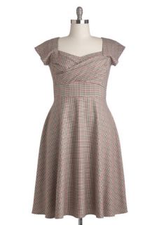 Stop Staring! Pine All Mine Dress in Autumn Plaid   Plus Size  Mod Retro Vintage Dresses