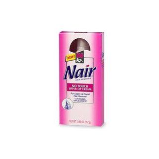 Nair No Touch Upper Lip Facial Hair Removal Cream, .69 Ounce Bottles (Pack of 4): Health & Personal Care