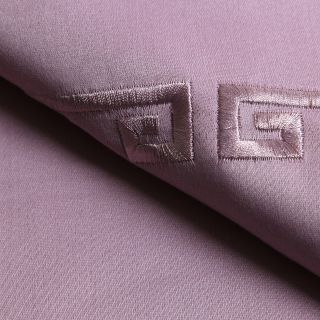 Home City Inc. Egyptian Cotton Sateen 600 Thread Count Greek Border Sheet Set (pillowcase Set Option) Purple Size Full