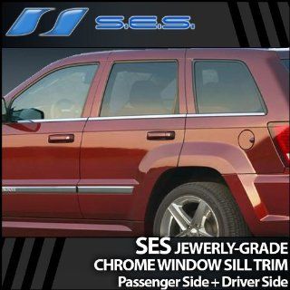 2005 2009 Jeep Grand Cherokee Chrome Window Sill Trim: Automotive