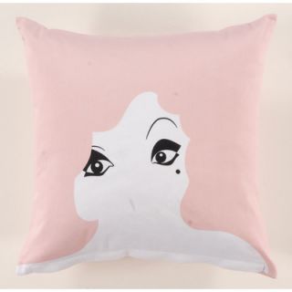 Twinkle Living Glamour Girl Pillow P06BW Color: Dusty Rose