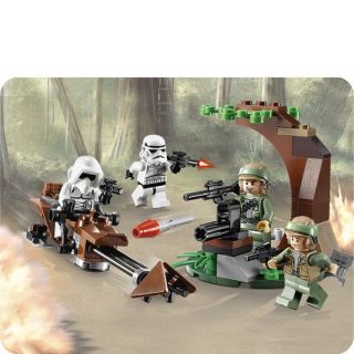LEGO Star Wars: Endor Rebel Trooper & Imperial Trooper Battle Pack (9489)      Toys