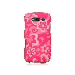 Hot Pink Pop Flower Hard Cover Case for Samsung Galaxy S Blaze 4G SGH T769 Cell Phones & Accessories