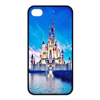 Dream Castle For Disney Princess Design Custom Case Durable TPU Cover For Iphone 4 4s Ip4 AX80908: Cell Phones & Accessories