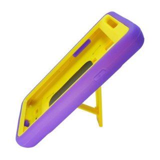For Samsung Galaxy S II AT&T/SGH i777/Attain Hard/Gel Case Yellow/Purple Stand: Everything Else