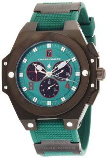 Chase Durer Men's 779.4BEB Conquest Sport Chronograph Stainless Steel and Green Rubber Watch Watches