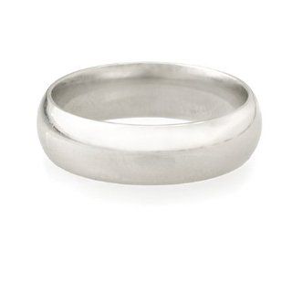 Men's Platinum Wedding Band Ring: Jewelry
