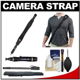 Carry Speed DS Slim Camera Sling Strap with Monopod + Cleaning & Accessory Kit : Camera And Optics Carrying Straps : Camera & Photo