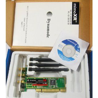 New Mimo 3 antennas 802.11g PCI 54m Wireless Card: Computers & Accessories
