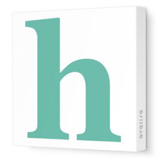 Avalisa Letter   Lower Case h Stretched Wall Art Lower Case h