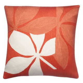 Judy Ross Fauna Wool Pillow FA18 blk/crm Color: Coral / Guava / Cream
