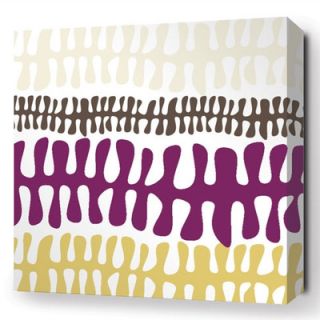 Inhabit Spa Plankton Stretched Graphic Art on Canvas in Plum PLPL Size: 16 x