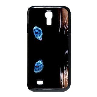 Custom Cat Eyes Cover Case for Samsung Galaxy S4 I9500 S4 797 Cell Phones & Accessories