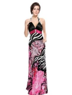 Ever Pretty Halter Floral Printed Diamante Open Back Long Formal Gown Dress 09340 at  Womens Clothing store