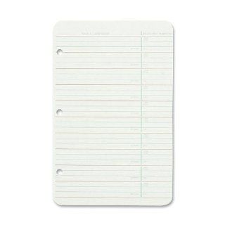 Wilson Jones 3 Ring Looseleaf Phone/Address Book Refill, 5.5 x 8.5 Inches, 80 Sheets (812R) : Telephone And Address Books : Office Products