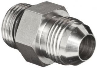 Brennan 6400 06 06 O SS, Stainless Steel JIC Tube Fitting, 06MJ 06MORB Adapter, 3/8" Tube OD x 9/16" 18 O ring Boss, Male: Flared Tube Fittings: Industrial & Scientific