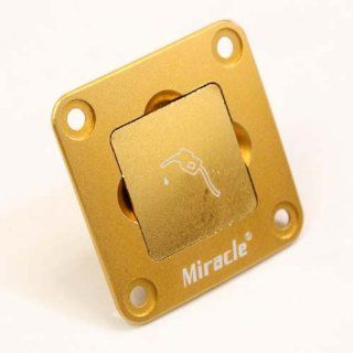 Miracle RC Square Fuel Dot Gas/Nitro Anodized Aluminum Gold Magnetized Cover: Automotive