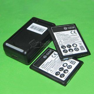 2x 2450mAh Battery for Samsung Galaxy Admire 4G SCH R820 (MetroPCS) + Travel Charger: Cell Phones & Accessories