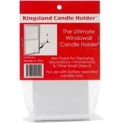 Kingsland Candle Holders 4/pkg   White
