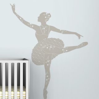 LittleLion Studio Black Label Ballerina Wall Decal DCAL VL LA 070 W CC Color: