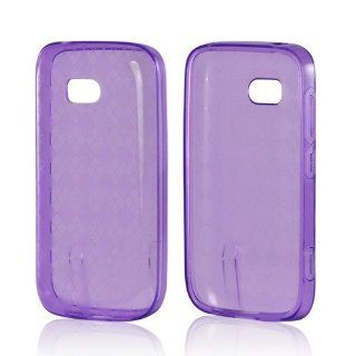 Purple Argyle TPU Case for Nokia Lumia 822: Cell Phones & Accessories
