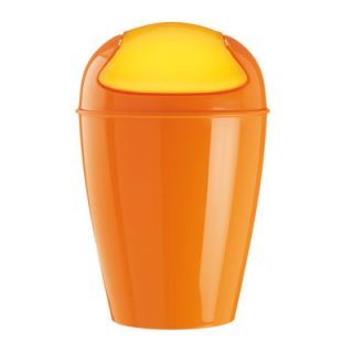 Koziol Del Swing Top Wastebasket 57785 Color: Solid Orange