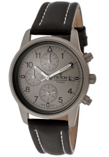 Croton CC311303BSGY  Watches,Mens Chronomaster Leather Strap Chronograph, Casual Croton Quartz Watches