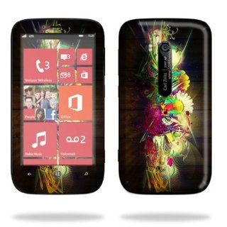MightySkins Protective Skin Decal Cover for Nokia Lumia 822 Cell Phone T Mobile Sticker Skins Wooden: Electronics