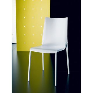Bontempi Casa Eva Polypropylene Chair 04.22 Frame Finish: Alu, Seat Finish: W