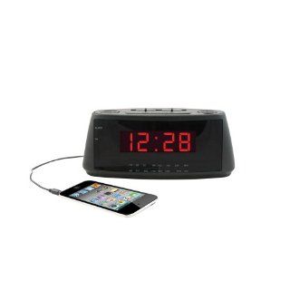 Hip Street HS CR831 AM/FM Alarm Clock Radio (Black) Electronics