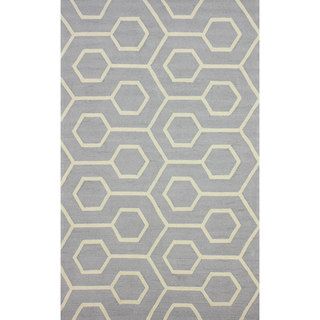 Nuloom Handmade Modern Indoor/ Outdoor Trellis Grey Rug (8 X 10)