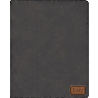 iLuv iCC824BLK Great Jeans   Leatherette Folio with Enhanced Viewing Angles for Apple iPad 4, iPad2 and iPad 3   Black: Electronics