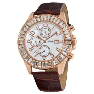 August Steiner Women's ASA837RG Swiss Quartz Baguette Bezel Watch: Watches