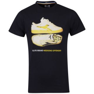 Weekend Offender Mens Elite T Shirt   Navy      Clothing