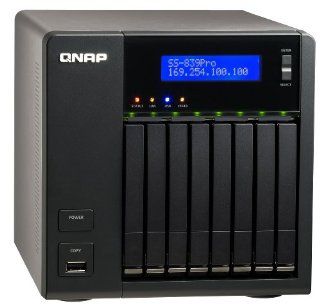 QNAP SS 839 Pro 8 Bay Desktop Network Attached Server Electronics