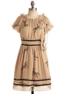Horseplay Dress  Mod Retro Vintage Printed Dresses