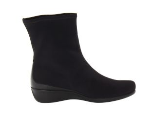 ECCO Abelone Lace Bootie Black Soft Butter Shiny