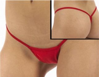 Micro g string y back Lycra Solid (Black): Adult Exotic Thong Underwear: Clothing