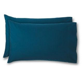 Room Essentials Easy Care Pillow Case   Aqua Sketchy Grid (King)
