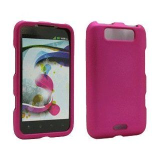 BSS   LG MS840 Connect 4G/LS840 Viper 4G Rubberized Snap On Cover, Hot Pink: Cell Phones & Accessories