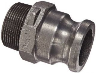 Dixon Valve 150 F MI Unplated Iron Boss Lock Type F Cam and Groove Fitting, 1 1/2" Male Adapter x 1 1/2" NPT Male: Camlock Hose Fittings: Industrial & Scientific