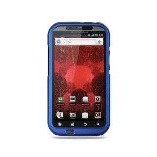 Blue Hard Cover Case for Motorola Droid Bionic XT865: Cell Phones & Accessories
