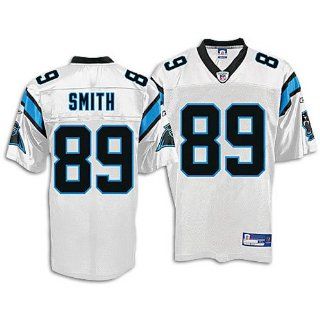 Steve Smith Carolina Panthers White NFL Replica Jersey   Large : Sports Fan Jerseys : Clothing