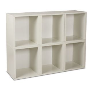 Way Basics Eco Friendly Modular Storage Cubes Plus PS MCP 6 Finish: White