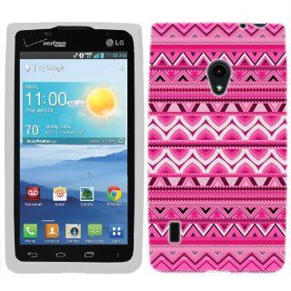 LG Lucid 2 VS870 Aztech Andes Pink Tribal Pattern Phone Case Cover: Cell Phones & Accessories