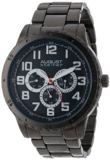 August Steiner Men's AS8060BK Quartz Multi Function Bracelet Watch: August Steiner: Watches
