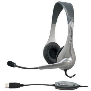 Cyber Acoustics AC 851B USB Stereo Headset. OEM SLVR USB STEREO HEADST MICRO DIRECT NOISE CANCELING HEADST. Over the head: Computers & Accessories