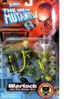 WARLOCK w/ Disk Blaster Arm X MEN THE NEW MUTANTS Marvel Collector Edition Action Figure: Toys & Games