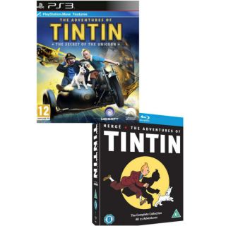 TinTin: The Secret Of The Unicorn Bundle ( With The Adventures of TinTin Blu Ray)      PS3