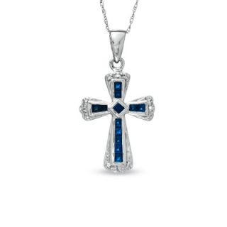 diamond cross pendant in 10k white gold orig $ 539 00 now $ 458 15 add